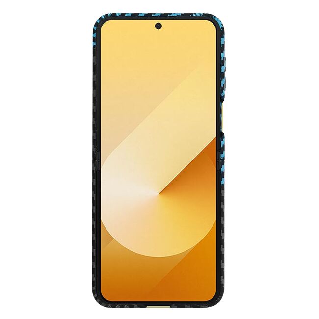 Husa pentru  Samsung Galaxy Z Flip 6 CarbonFiber UltraSlim, Lightweight, albastru