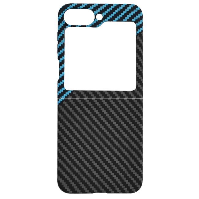 Husa pentru  Samsung Galaxy Z Flip 6 CarbonFiber UltraSlim, Lightweight, albastru
