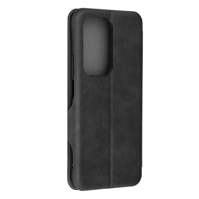 Husa tip carte pentru Honor 200 Lite Smart Wallet fata - spate protectie 360 - negru