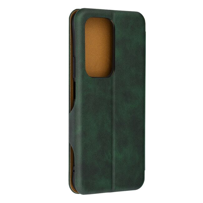 Husa tip carte pentru Honor 200 Lite Smart Wallet fata - spate protectie 360 - verde