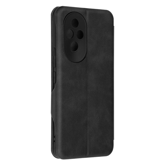Husa tip carte pentru Honor 200 Wallet fata - spate protectie 360 - negru