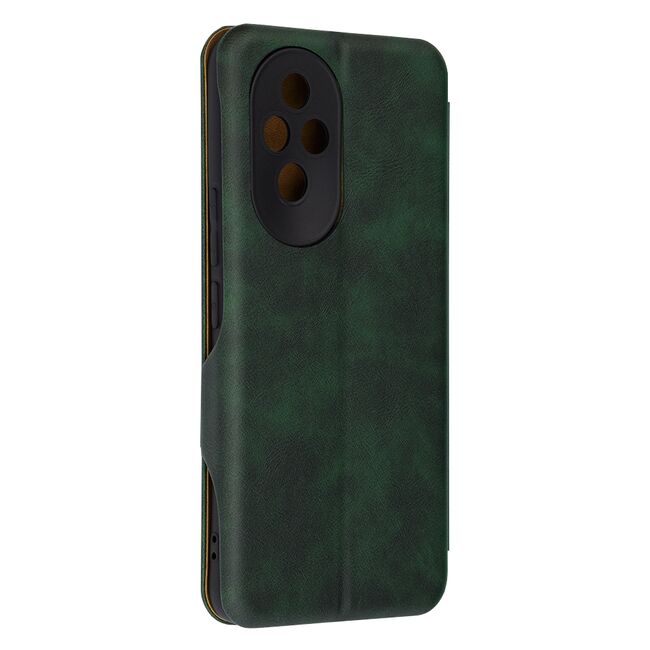 Husa tip carte pentru Honor 200 Wallet fata - spate protectie 360 - verde