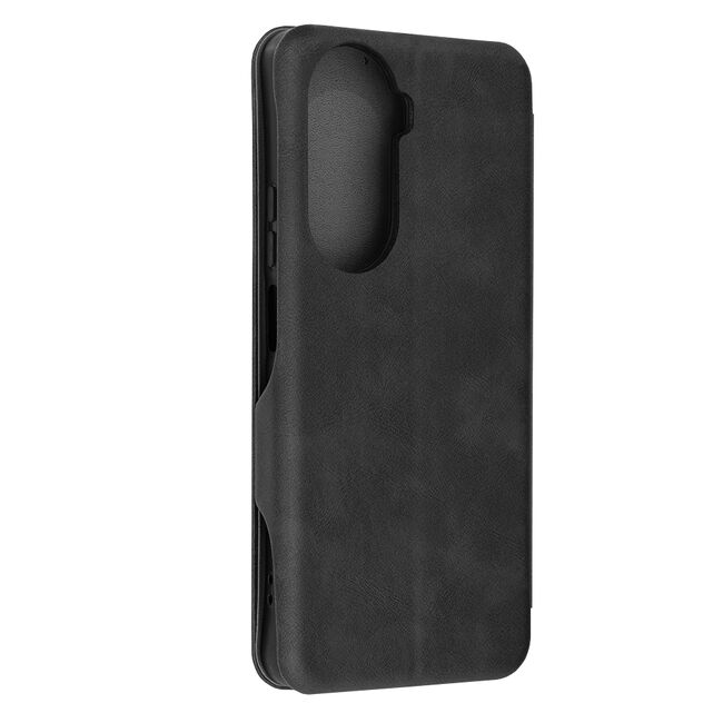 Husa tip carte pentru Huawei nova 12 SE Smart Wallet fata - spate protectie 360 - negru