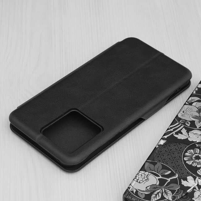 Husa tip carte pentru Motorola Edge 40 Smart Wallet fata - spate protectie 360 - negru