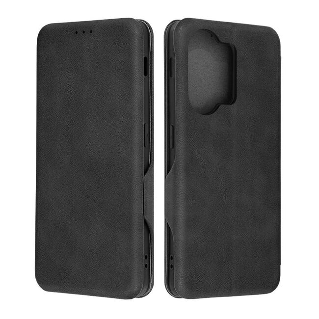 Husa tip carte pentru OnePlus Nord 3 Smart Wallet fata - spate protectie 360 - negru