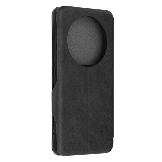 Husa tip carte pentru Realme 12 Pro, Realme 12 Pro+ Smart Wallet fata - spate protectie 360 - negru