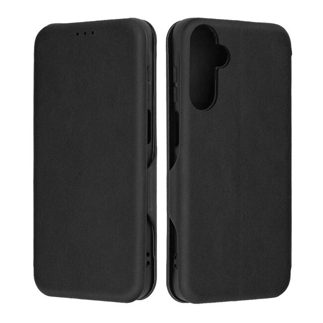 Husa tip carte pentru Samsung Galaxy A35 Smart Wallet fata - spate protectie 360 - negru