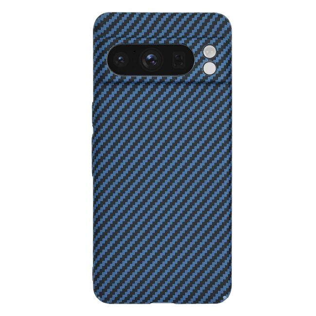 Husa pentru  Google Pixel 8 Pro CarbonFiber UltraSlim, Lightweight, albastru