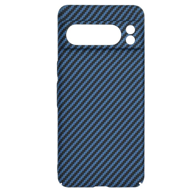 Husa pentru  Google Pixel 8 Pro CarbonFiber UltraSlim, Lightweight, albastru