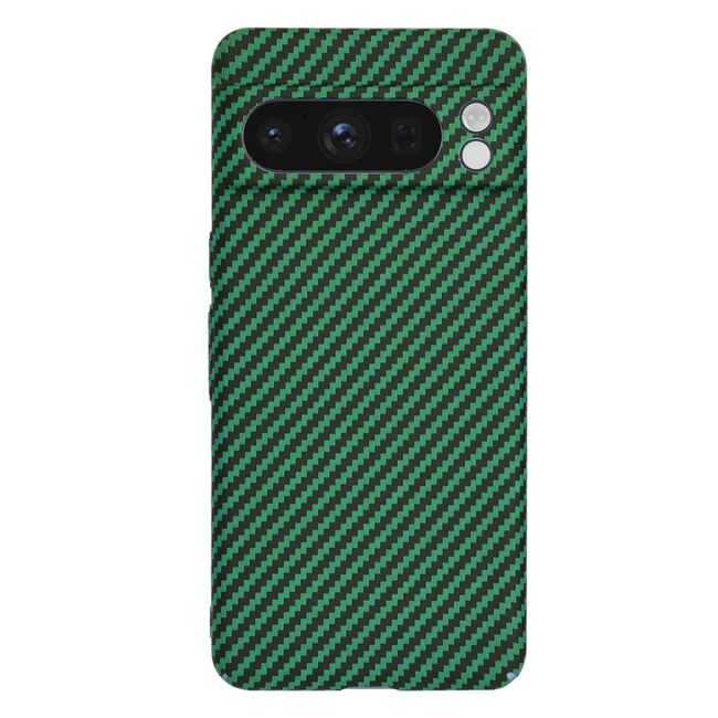 Husa pentru  Google Pixel 8 Pro CarbonFiber UltraSlim, Lightweight, verde