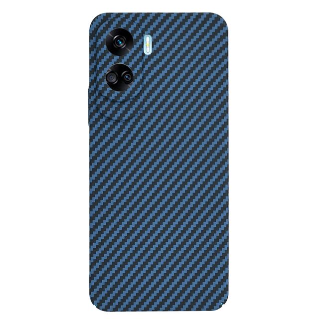 Husa pentru  Honor 90 lite CarbonFiber UltraSlim, Lightweight, albastru