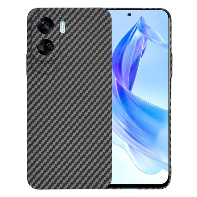 Husa pentru  Honor 90 lite CarbonFiber UltraSlim, Lightweight, negru