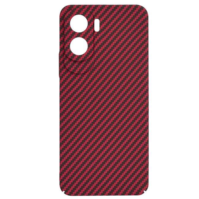 Husa pentru  Honor 90 lite CarbonFiber UltraSlim, Lightweight, rosu