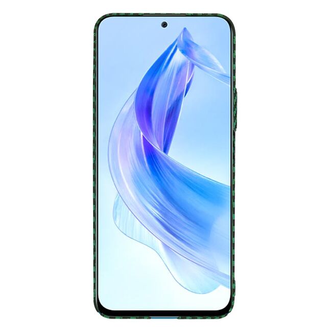 Husa pentru  Honor 90 lite CarbonFiber UltraSlim, Lightweight, verde