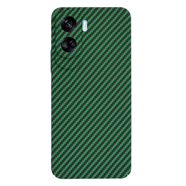 Husa pentru  Honor 90 lite CarbonFiber UltraSlim, Lightweight, verde