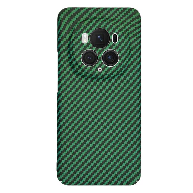 Husa pentru  Honor Magic 6 Pro CarbonFiber UltraSlim, Lightweight, verde