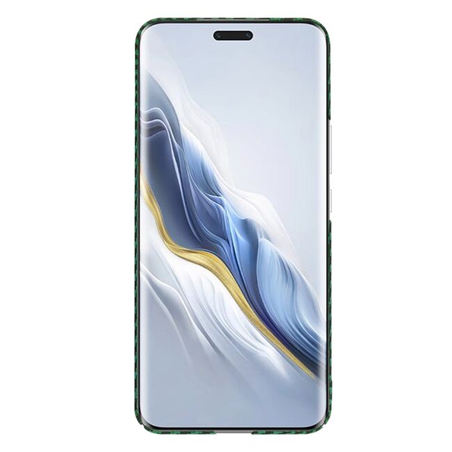 Husa pentru  Honor Magic 6 Pro CarbonFiber UltraSlim, Lightweight, verde