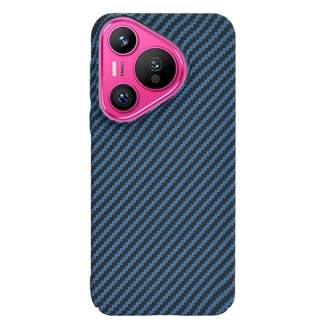 Husa pentru  Huawei Pura 70 CarbonFiber UltraSlim, Lightweight, albastru