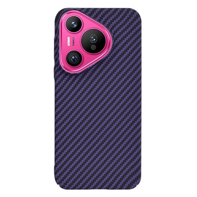 Husa pentru  Huawei Pura 70 CarbonFiber UltraSlim, Lightweight, mov