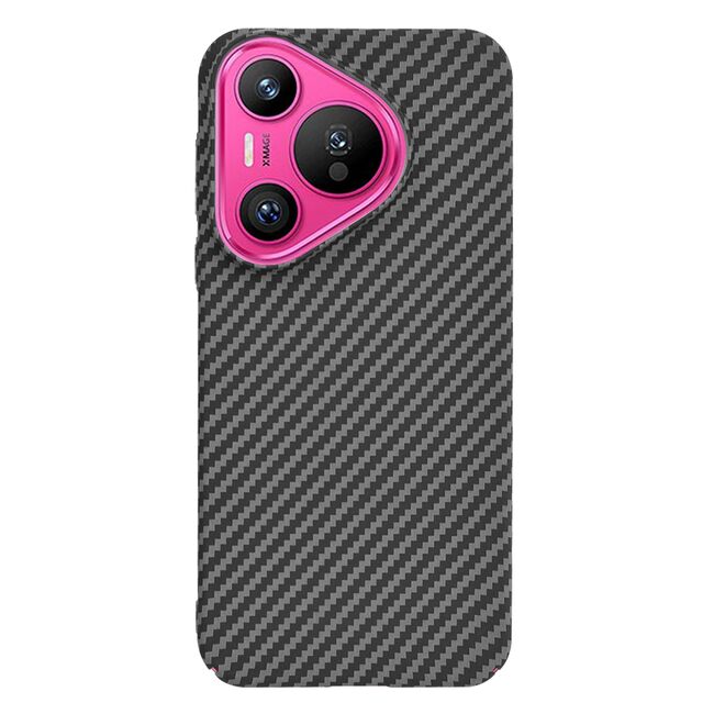 Husa pentru  Huawei Pura 70 CarbonFiber UltraSlim, Lightweight, negru