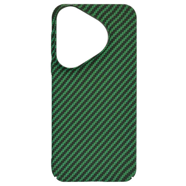 Husa pentru  Huawei Pura 70 CarbonFiber UltraSlim, Lightweight, verde