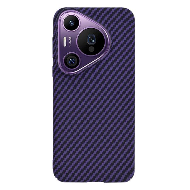 Husa pentru  Huawei Pura 70 Pro CarbonFiber UltraSlim, Lightweight, mov
