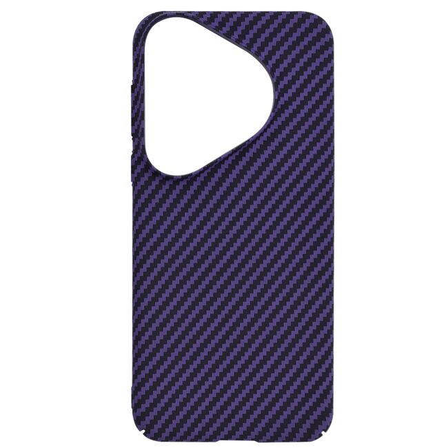Husa pentru  Huawei Pura 70 Pro CarbonFiber UltraSlim, Lightweight, mov