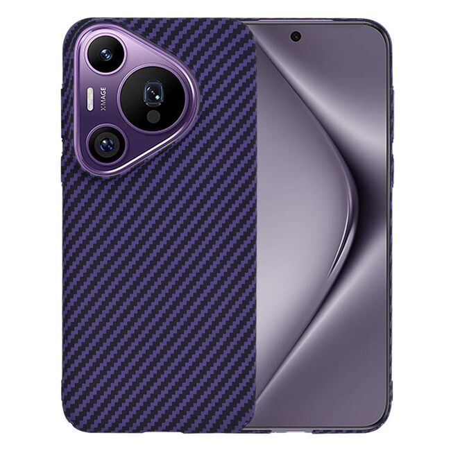 Husa pentru  Huawei Pura 70 Pro CarbonFiber UltraSlim, Lightweight, mov