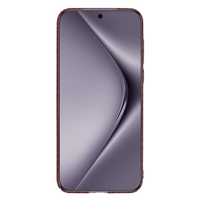 Husa pentru  Huawei Pura 70 Pro CarbonFiber UltraSlim, Lightweight, rosu