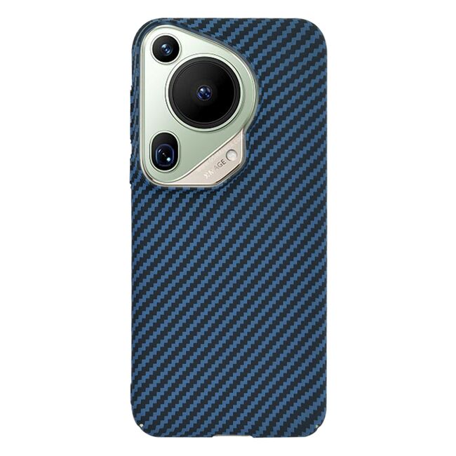 Husa pentru  Huawei Pura 70 Ultra CarbonFiber UltraSlim, Lightweight, albastru