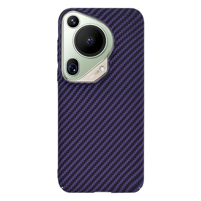 Husa pentru  Huawei Pura 70 Ultra CarbonFiber UltraSlim, Lightweight, mov