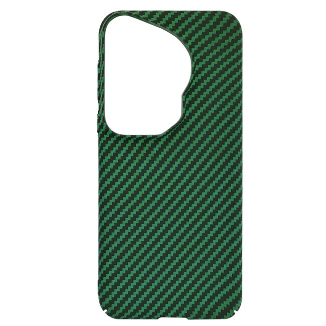 Husa pentru  Huawei Pura 70 Ultra CarbonFiber UltraSlim, Lightweight, verde