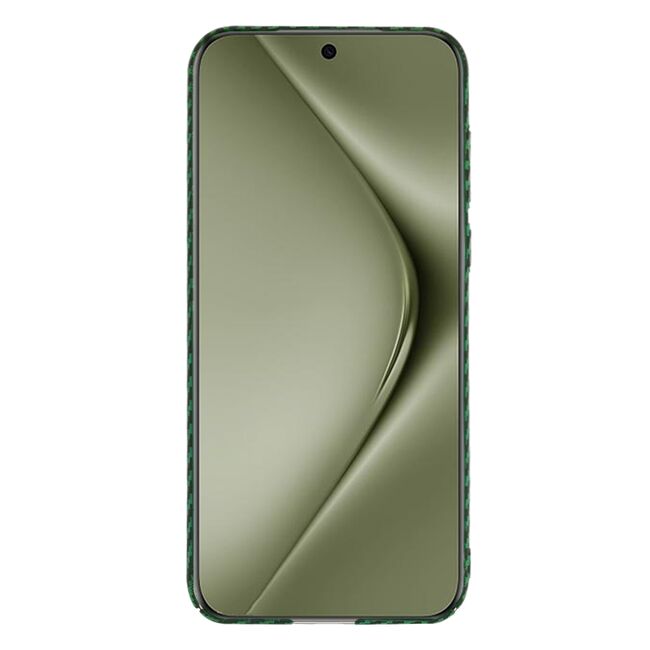 Husa pentru  Huawei Pura 70 Ultra CarbonFiber UltraSlim, Lightweight, verde