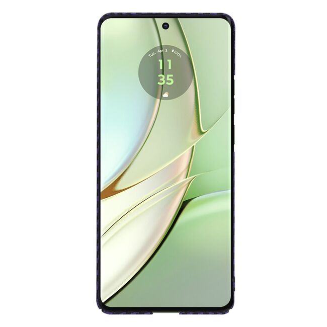Husa pentru  Motorola Edge 40 CarbonFiber UltraSlim, Lightweight, mov