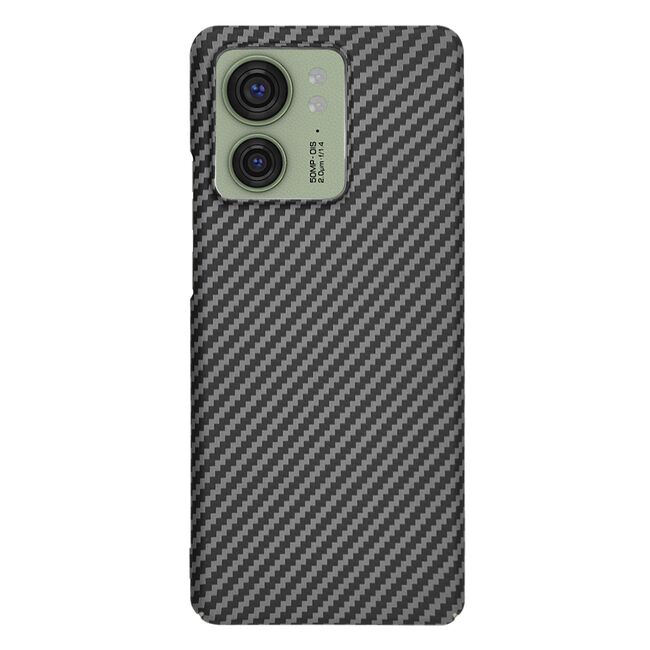 Husa pentru  Motorola Edge 40 CarbonFiber UltraSlim, Lightweight, negru