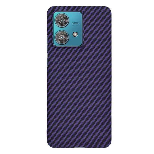 Husa pentru  Motorola Edge 40 NEO CarbonFiber UltraSlim, Lightweight, mov