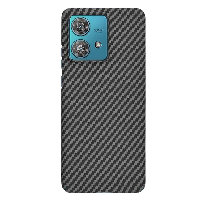 Husa pentru  Motorola Edge 40 NEO CarbonFiber UltraSlim, Lightweight, negru