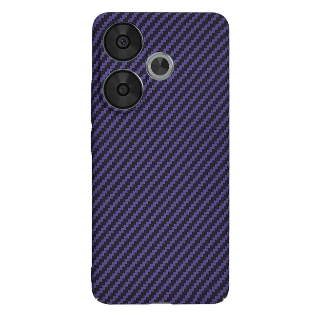 Husa pentru  Poco F6 CarbonFiber UltraSlim, Lightweight, mov