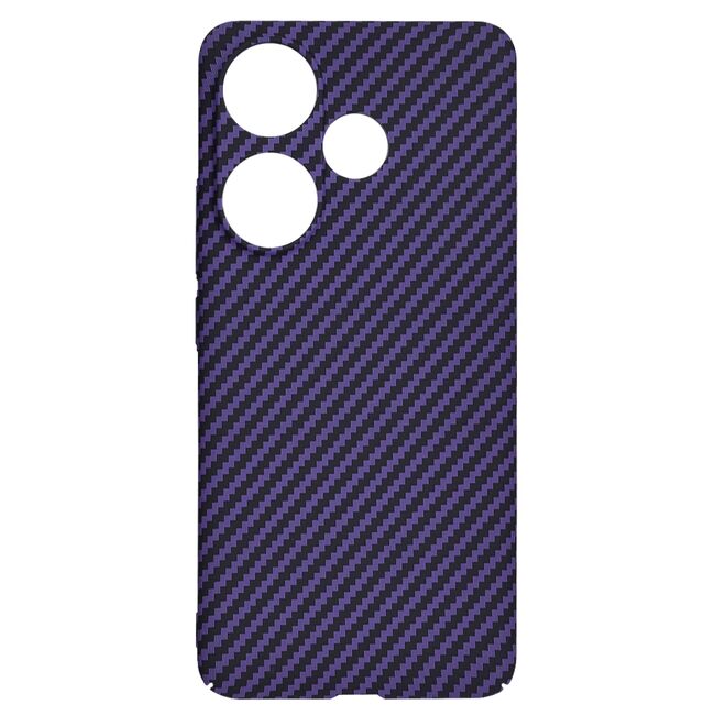Husa pentru  Poco F6 CarbonFiber UltraSlim, Lightweight, mov