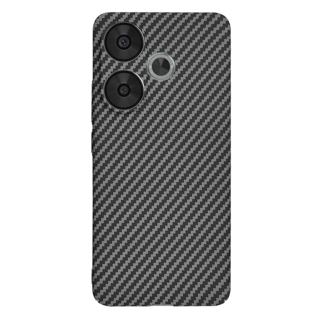 Husa pentru  Poco F6 CarbonFiber UltraSlim, Lightweight, negru