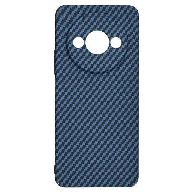 Husa pentru  Xiaomi Redmi A3 CarbonFiber UltraSlim, Lightweight, albastru