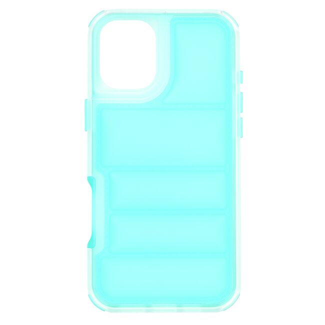 Husa pentru  iPhone 16 Air Cusion anti-shock, Dazzling - turcoaz