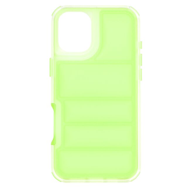 Husa pentru  iPhone 16 Air Cusion anti-shock, Dazzling - verde