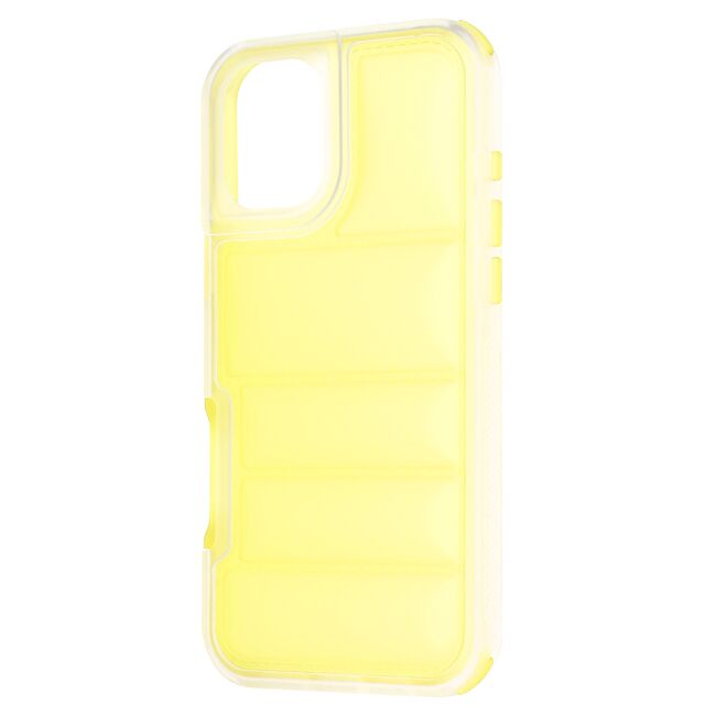 Husa pentru  iPhone 16 Plus Air Cusion anti-shock, Dazzling - galben