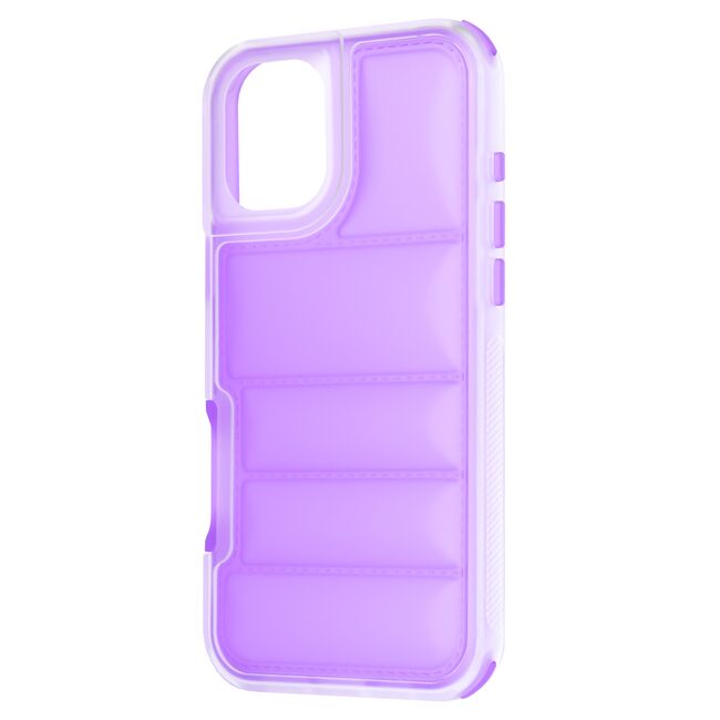 Husa pentru  iPhone 16 Plus Air Cusion anti-shock, Dazzling - violet