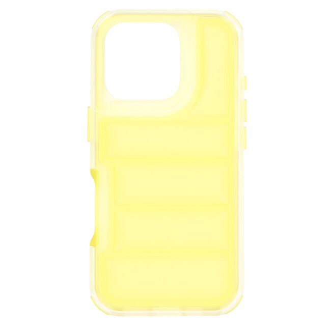 Husa pentru  iPhone 16 Pro Air Cusion anti-shock, Dazzling - galben