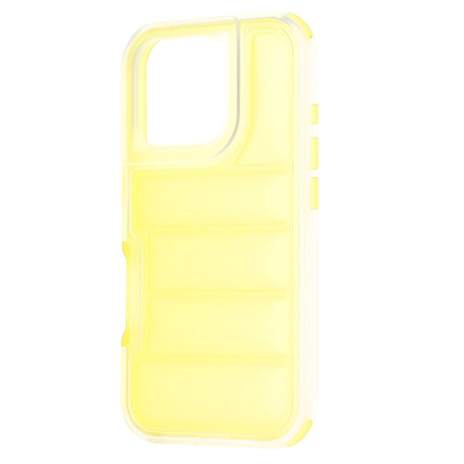 Husa pentru  iPhone 16 Pro Air Cusion anti-shock, Dazzling - galben