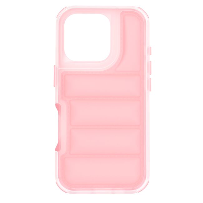 Husa pentru  iPhone 16 Pro Air Cusion anti-shock, Dazzling - roz