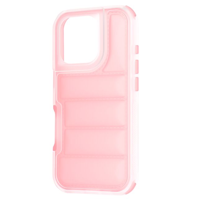 Husa pentru  iPhone 16 Pro Air Cusion anti-shock, Dazzling - roz