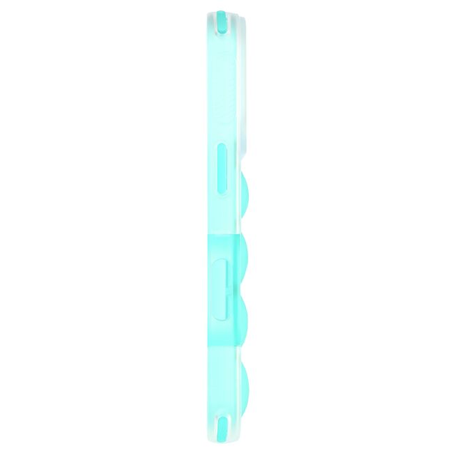 Husa pentru  iPhone 16 Pro Air Cusion anti-shock, Dazzling - turcoaz